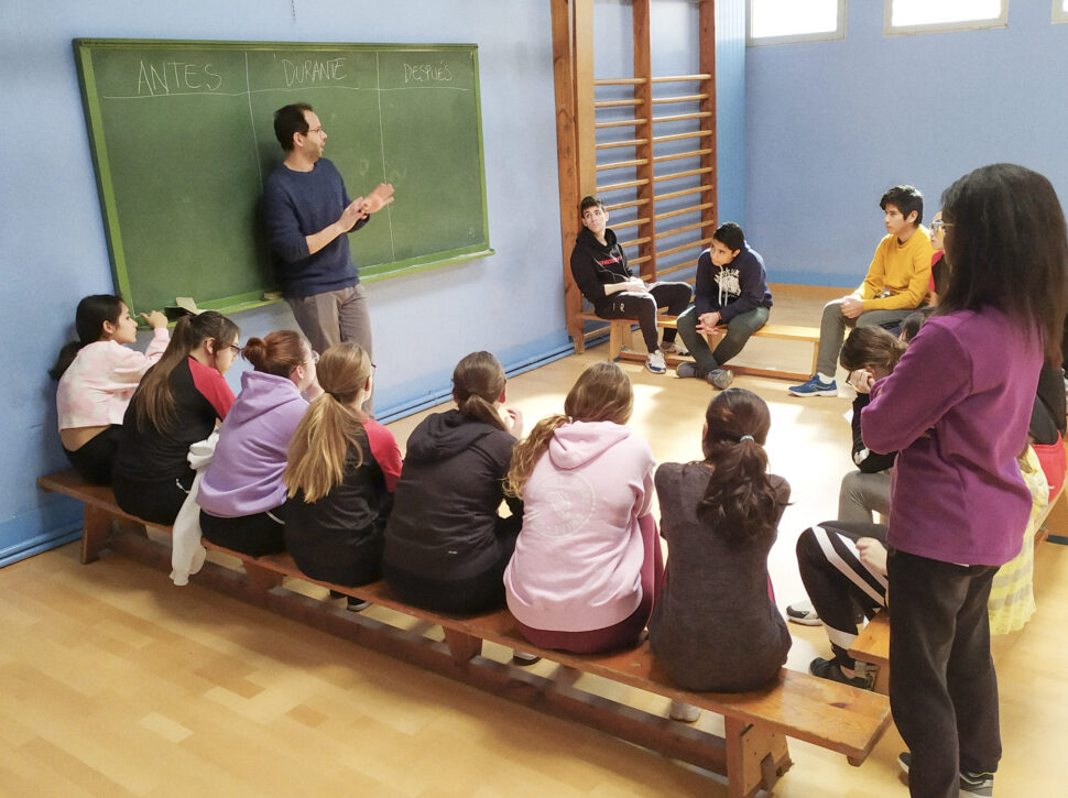 ENRESiDÈNCiA 2019/20 amb João Lima a l’Institut Bernat Metge