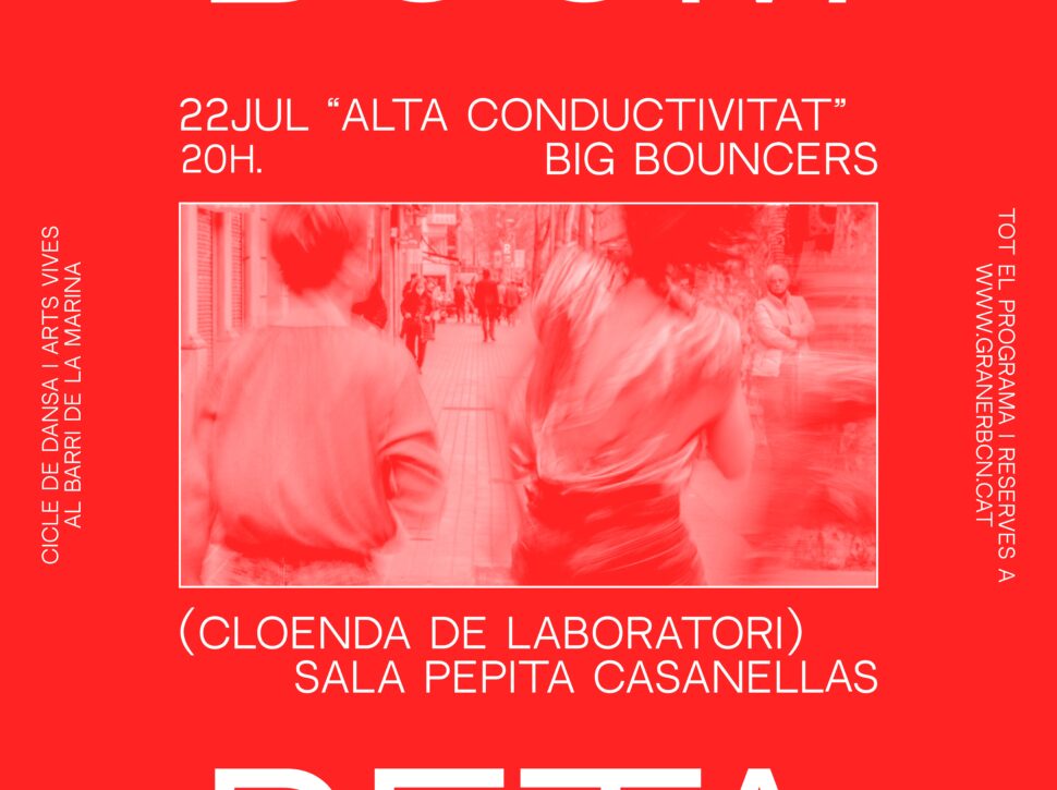 Cloenda del Boombeta22 amb l’acció al carrer que tanca el laboratori “Alta conductivitat” del col·lectiu Big Bouncers – 22 de juliol