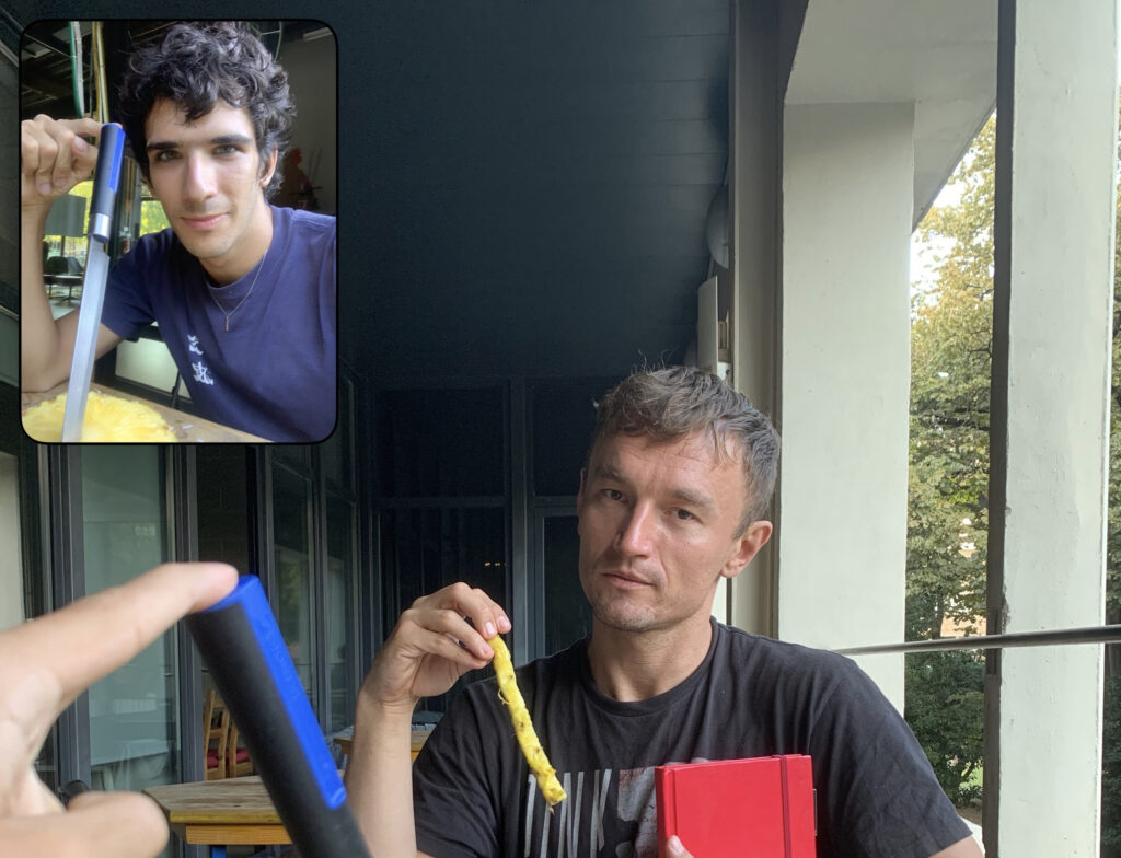 Mentoria de Maciej Sado a Guillem Jiménez – laSADCUM dins el programa de mentories i residències internacionals 2022 de l’Institut Ramon Llull. - Graner
